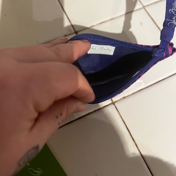 Vera Bradley Zip ID Case Impressionista Stripe - Picture 5 of 5